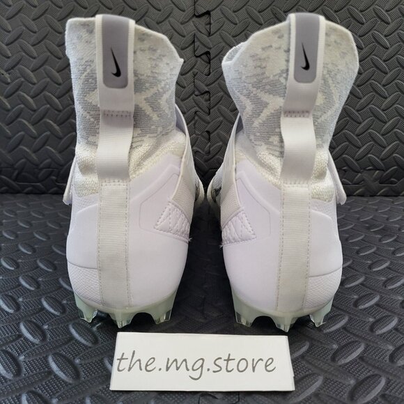 Nike Alpha Menace Elite 2 White Football Cleats BV3298-100 Men\'s Sz 12.5 Wide main image 7